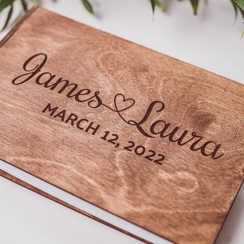Personalized Wooden Book