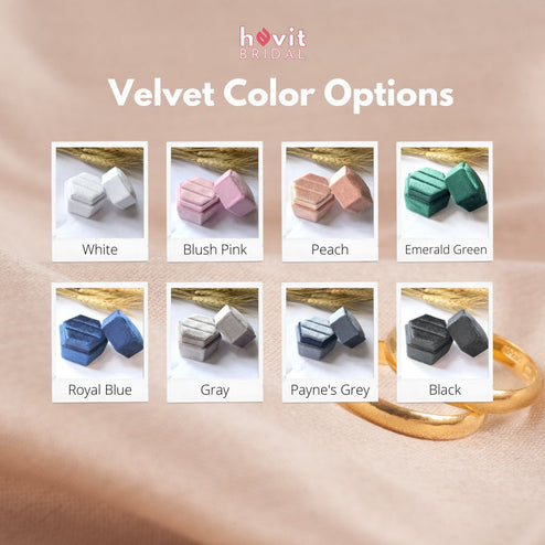 Custom Velvet Ring Box